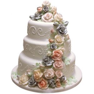 Silver Tumbling Roses