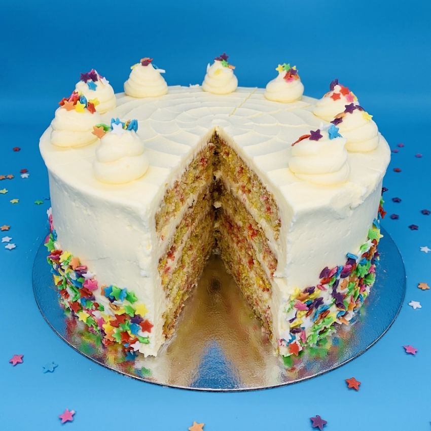 Funfetti Cake (10 Large Slices)