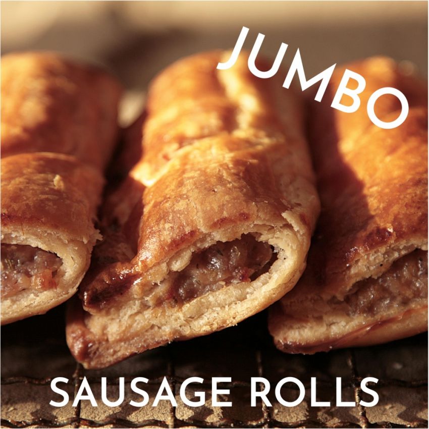4 Jumbo Sausage Rolls