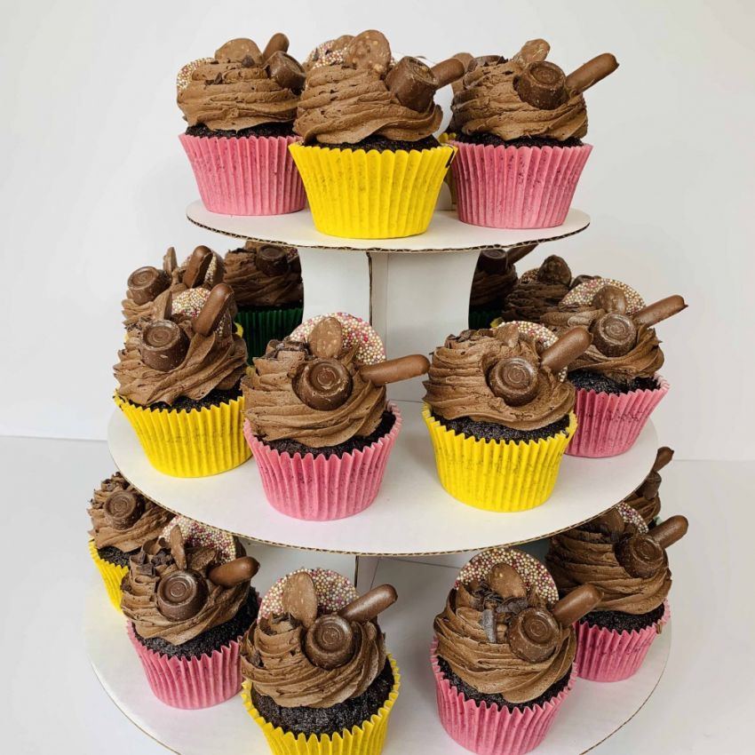 Luxury Chocolate Cupcake Tower (30 Cupcakes)