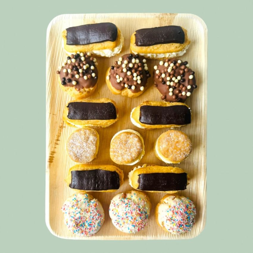 Mini Fresh Cream Cake Platter