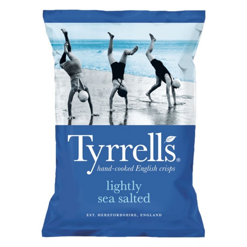 Tyrrell's Lightly Sea Salted Crisps 40g