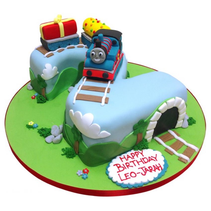 Thomas the Tank Engine Number Cake (feeds 25)