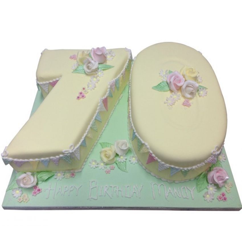 Double Figure Number Cake (feeds 60)