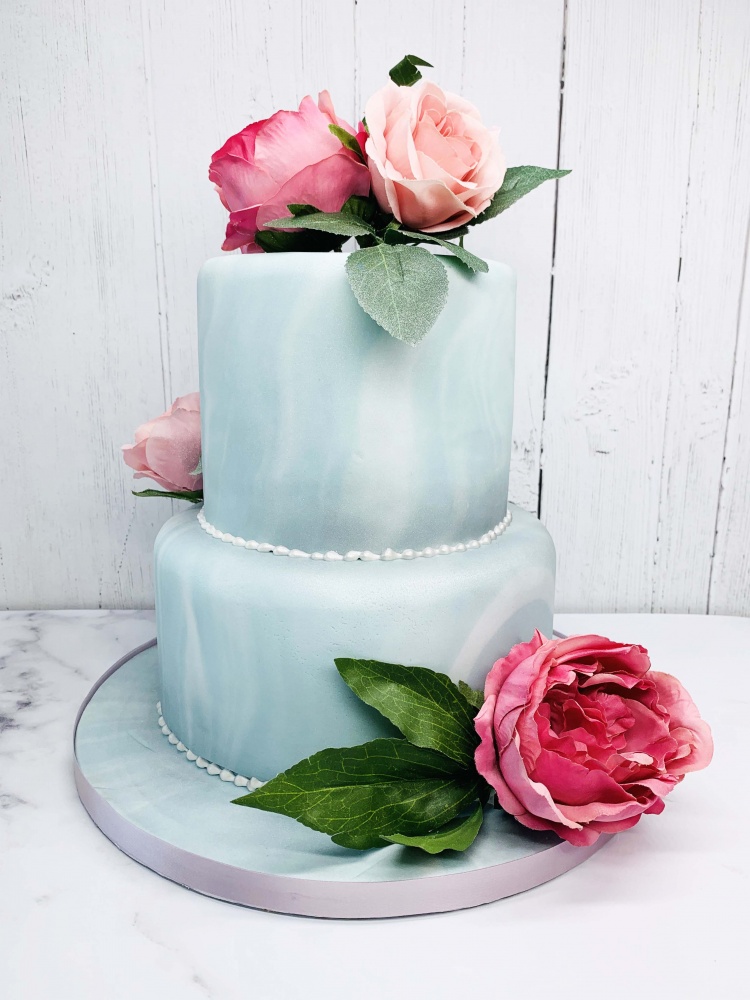 Purple Marble Wedding Cake – cakepalace