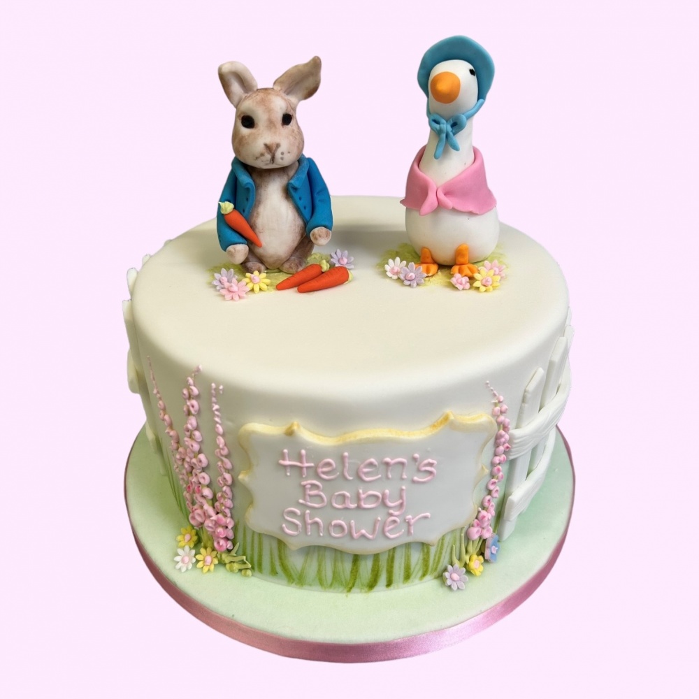 Peter Rabbit & Jemima Puddle-Duck Cake (Feeds 25)