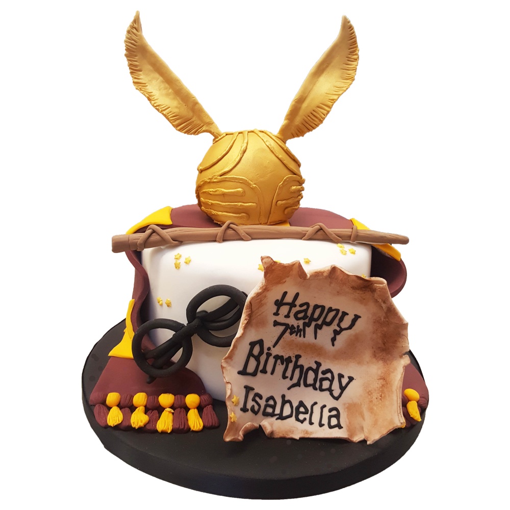 Harry Potter Golden Snitch Cake (Feeds 25)